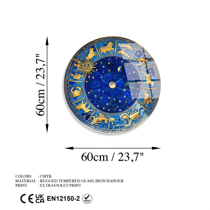 Wallity UV-1124 Cuadro Decorativo de Vidrio Templado Multicolor de 60 cm Wallity UV-1124 Cuadro Decorativo de Vidrio Templado Multicolor de 60 cm
